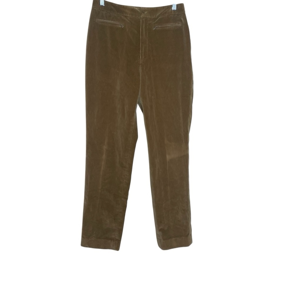 Ralph Lauren Blue Label Women’s Pants Corduroy Vintage Size 8 Tan Cords Classic
